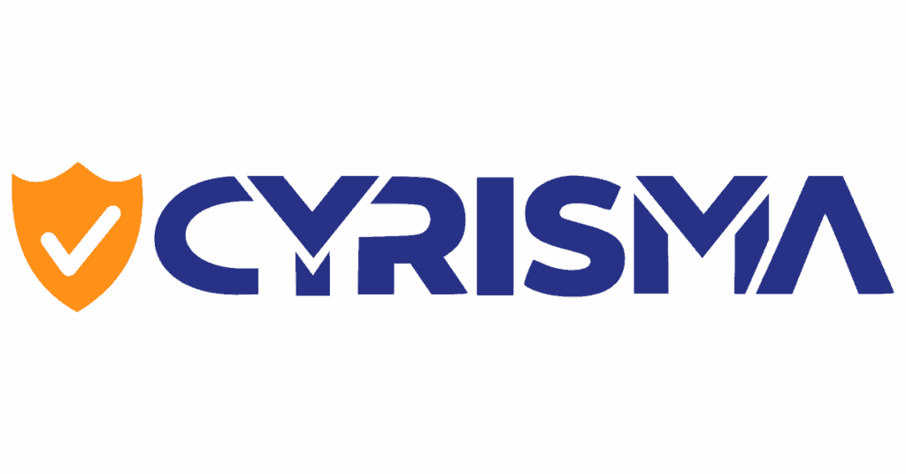 Cybersecurity perimeter security logo, Kyrisa security shield, enterprise cybersecurity solutions, digital security and threat protection, cybersecurity company branding.