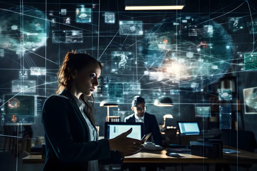 AI-driven cybersecurity solutions for enterprise protection and threat detection.