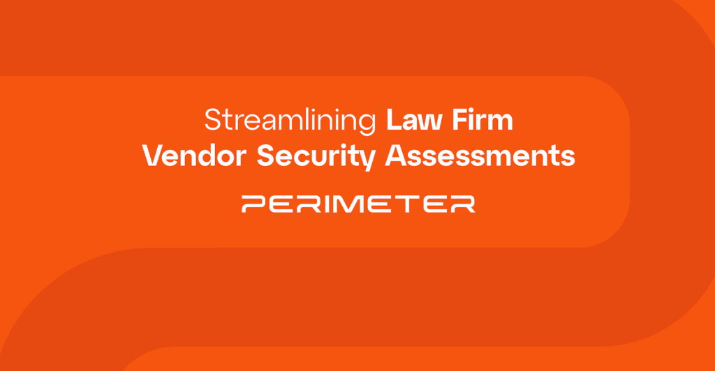 Legal and IT leaders at a law firm collaborating on inbound TPRM vendor security assessments in a shared dashboard.